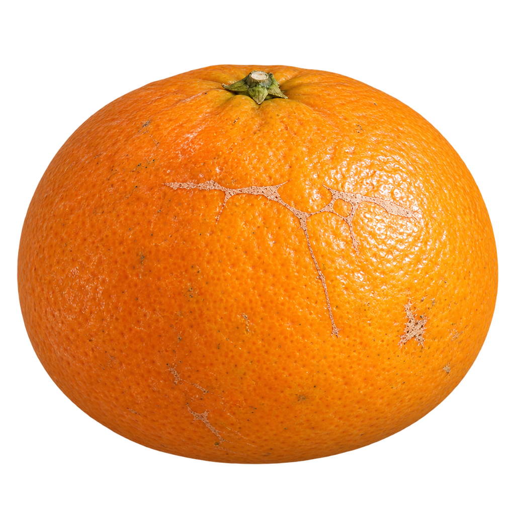 Generated Umatilla tangor with a broad, gently flattened Owari-like body and textured orange rind