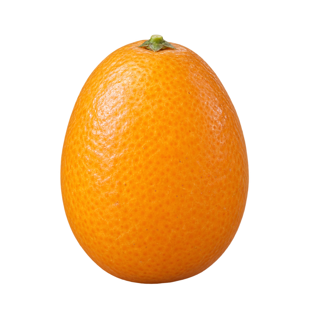 Generated depiction of OP Nagami Kumquat using the shared egg-shaped Nagami illustration with golden-orange rind