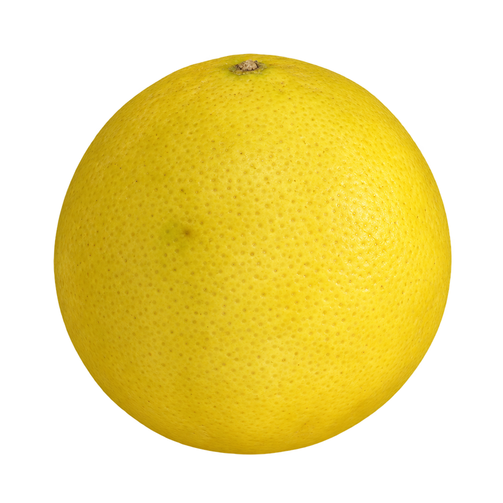 Generated depiction of a round ripe Key Lime with finely textured yellow rind